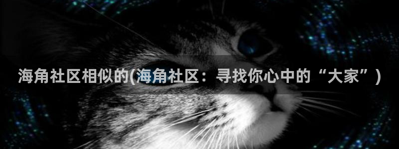 海角社区官网首页直播：海角社区相似的(海角社区：寻找你心中的“大家”)